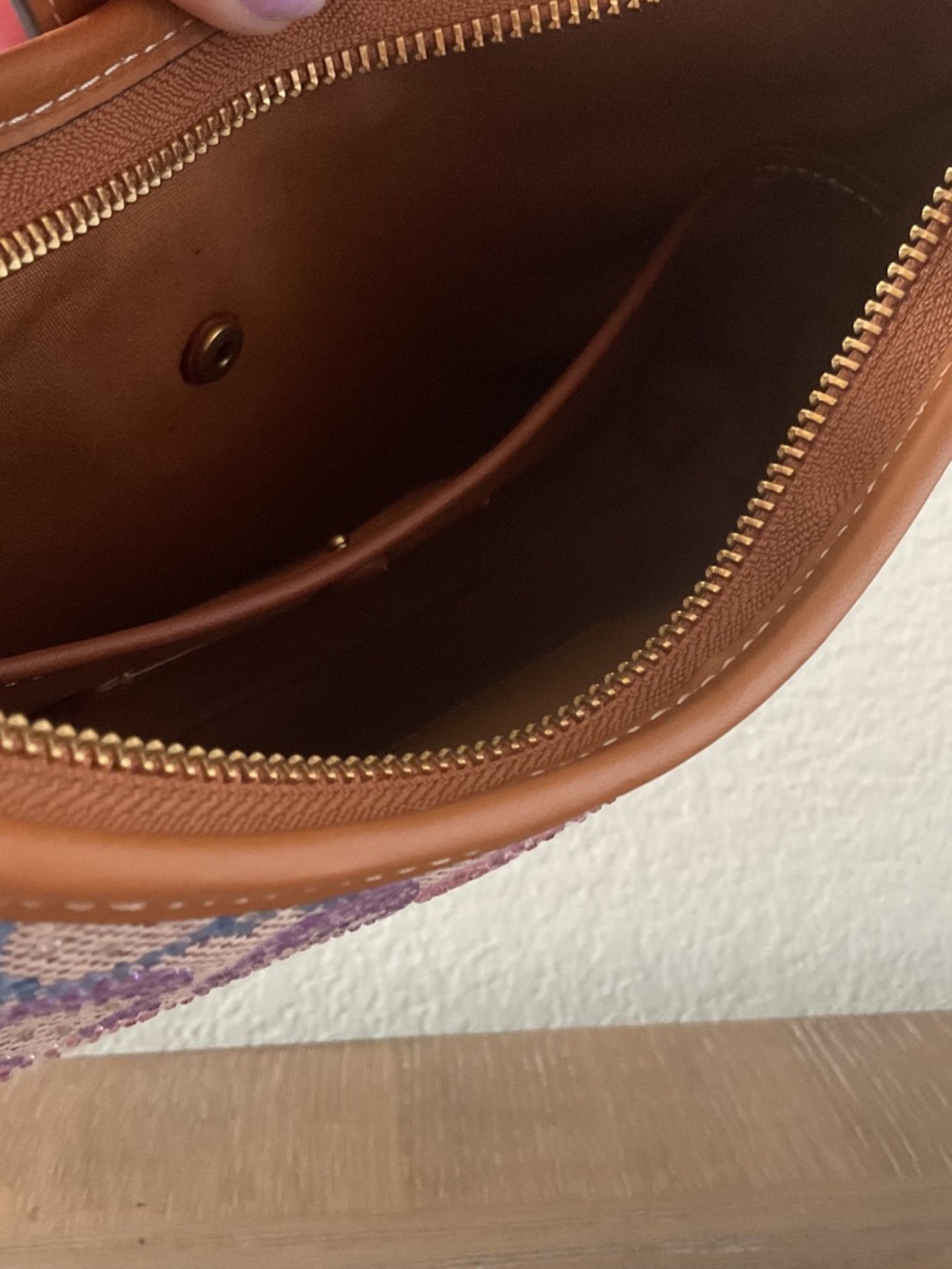 Coach rainbow crystal Hampton in signature jacquard - Picture 9 of 15